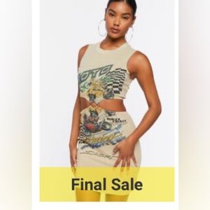 Forever 21 O-Ring Classic Mini Dress